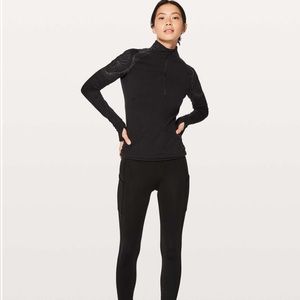 Lululemon Toasty Tech 1/2 Zip Black
